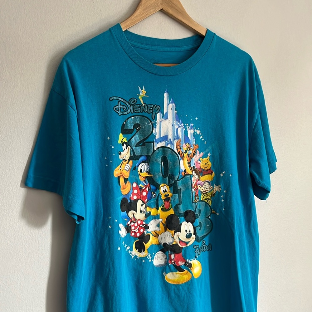 Florida Disney T-Shirt / 2013 / Large / Blue
